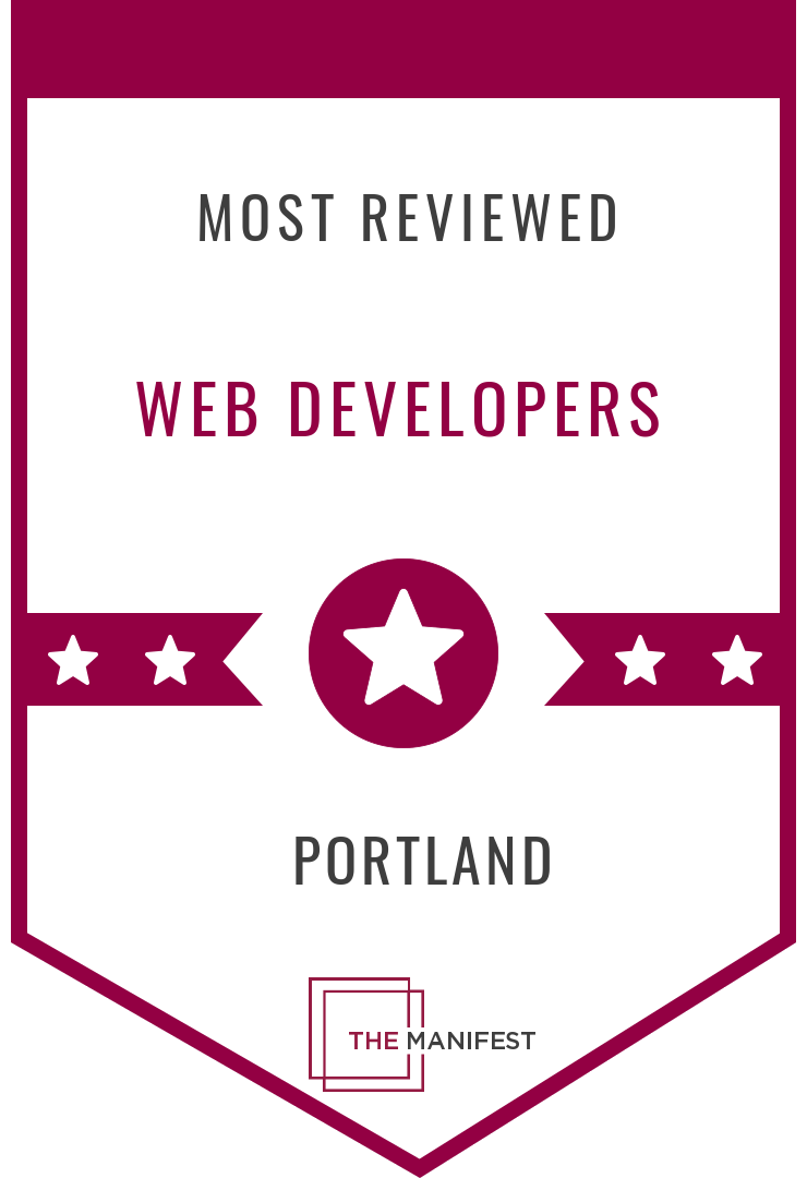 The Manifest Top Web Developers Portland 2023 award